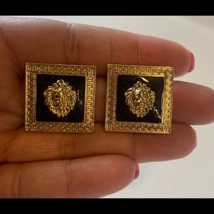 New sterling silver earrings with gold overlay